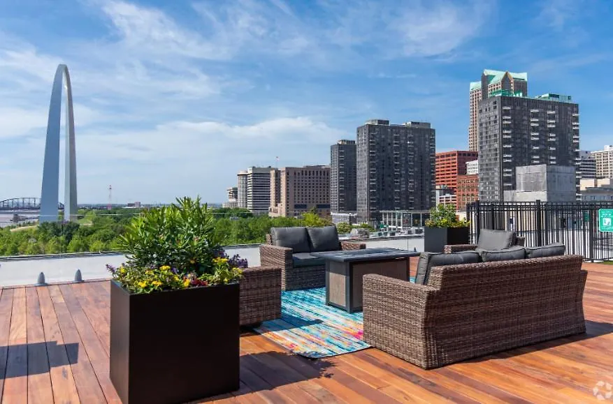 Apartment Riverfront Loft-Parking-Gym-Deck-4I Saint Louis United States