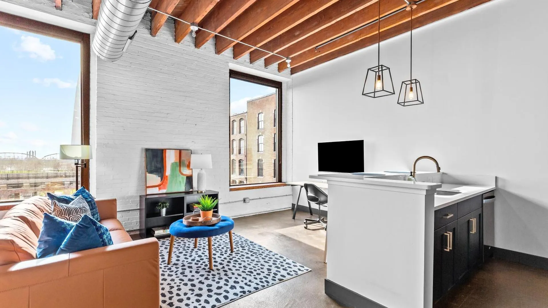 Riverfront Loft-Parking-Gym-Deck-4I Saint Louis 0*,